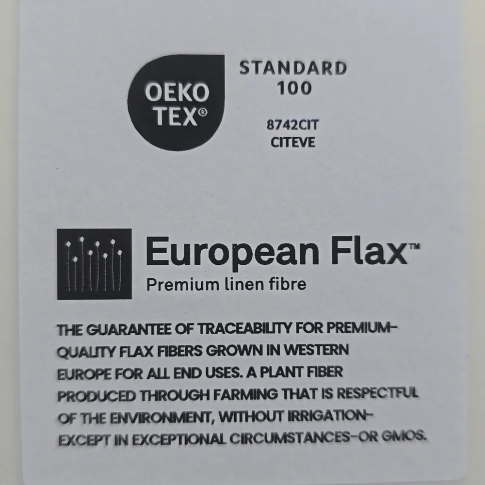 Exclusive Classic EUROPEAN FLAX™-Certified Linen White King Duvet,White,$319.00